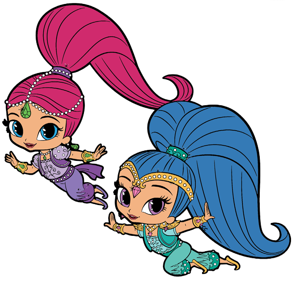 592x566 Shimmer And Shine Clipart Cartoon Clip Art