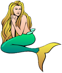 214x252 Free Mermaid Clipart And Animated Graphics