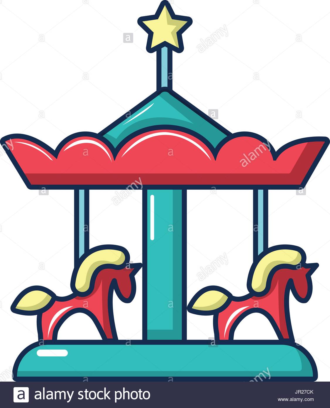 1125x1390 Colorful Merry Go Round Icon Icon Cartoon Stock Photos Amp Colorful