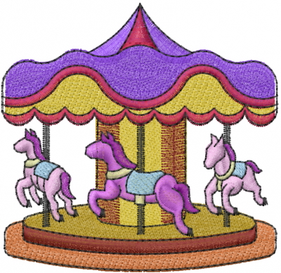 400x388 Merry Go Round Embroidery Design Annthegran