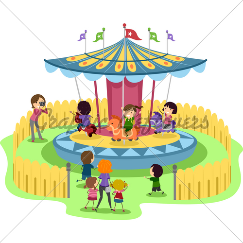 500x500 Merry Go Round Gl Stock Images