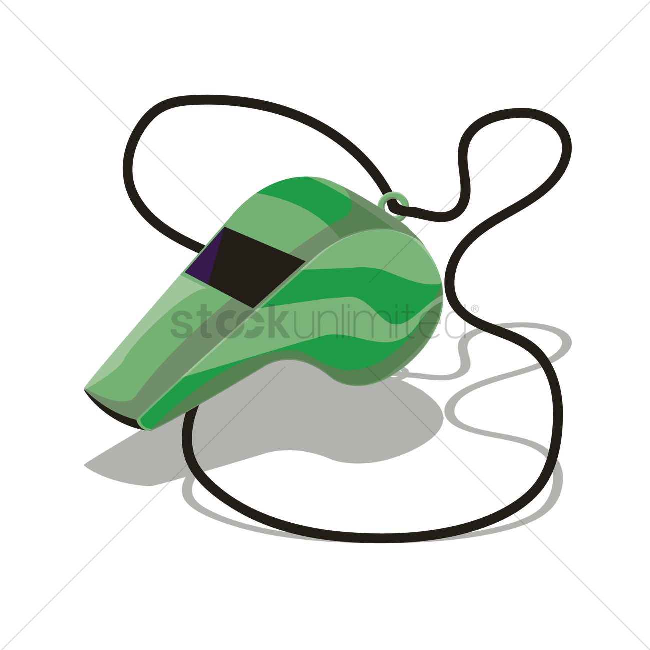 1300x1300 Metal Whistle Vector Image