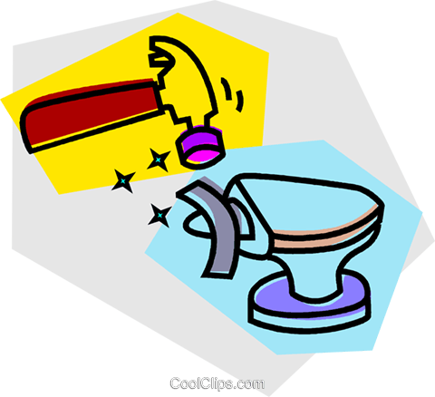 480x438 Metal Work Royalty Free Vector Clip Art Illustration Vc015240