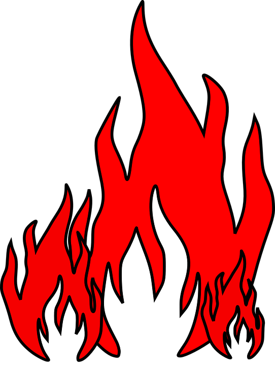 542x720 Burn Clipart Small Fire
