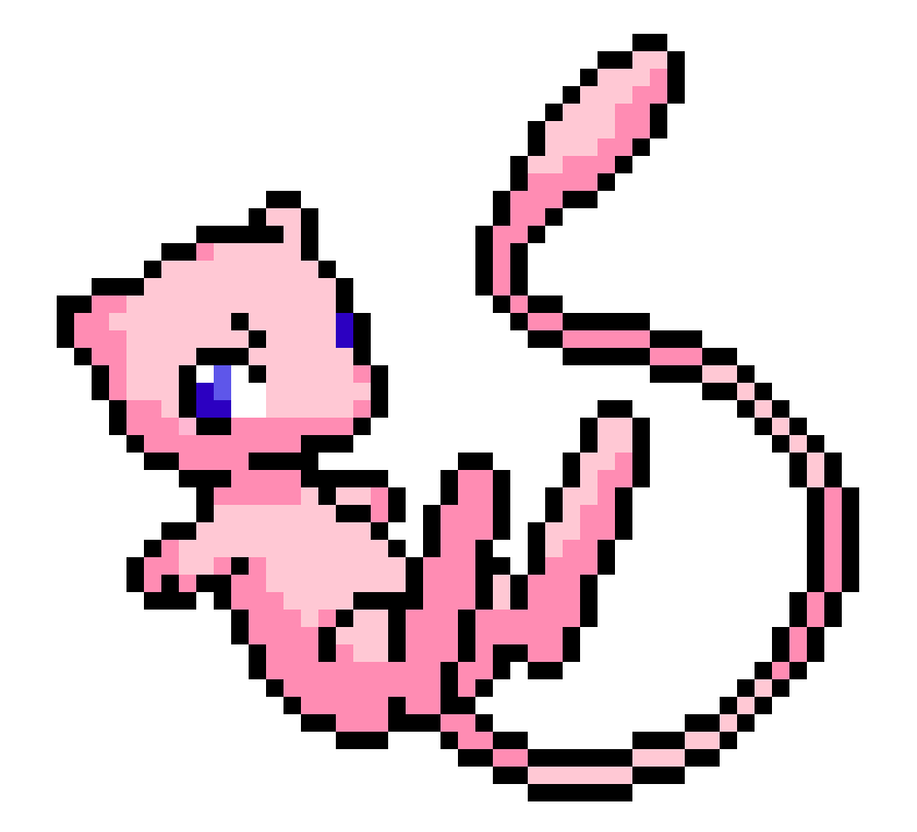 841x763 Pixel Mew By Eri Tchi