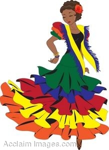 218x300 Mexican Dancer Clipart