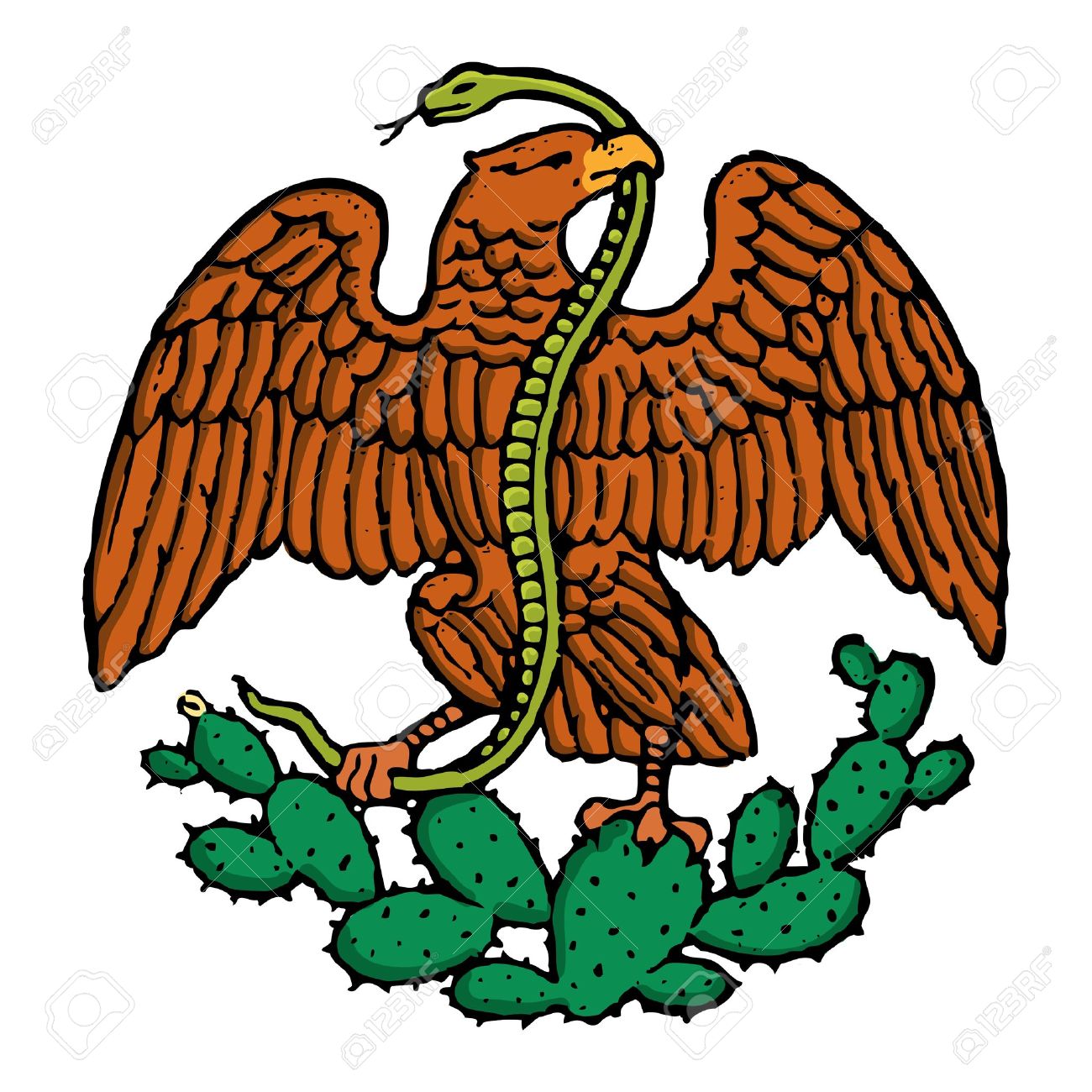 1300x1300 Eagle Clipart Mexican Eagle