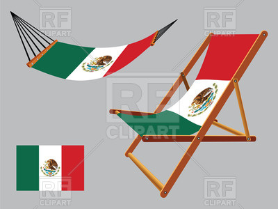 400x300 United Mexican States Flag Hammock And Deck Chair Royalty Free