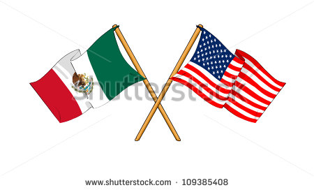 450x272 Us Flag Mexian Flag Clipart
