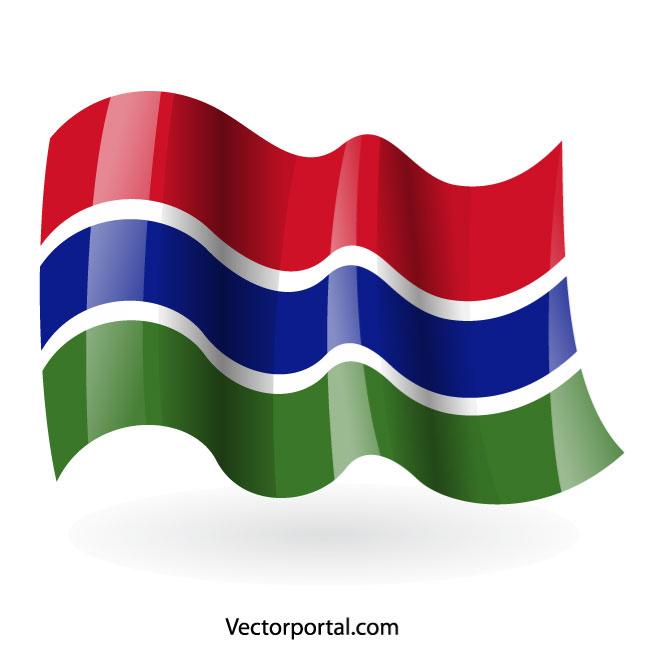 660x660 Gambia Flag Vector Clip Art