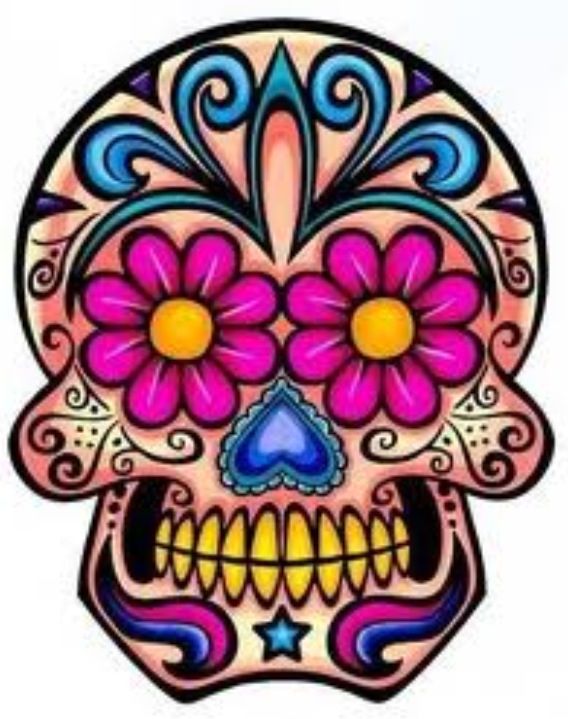 568x719 Sugar Skull Skulls Sugar Skulls And Paintings