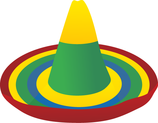 546x424 Mexican Hat Clip Art