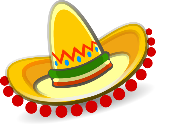 600x450 Sombrero Mexican Hat Clip Art