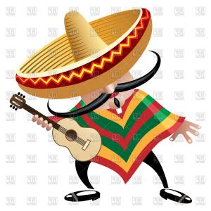 300x300 Photostock Vector Mexican Elements Set Up In A Banner Reading Viva