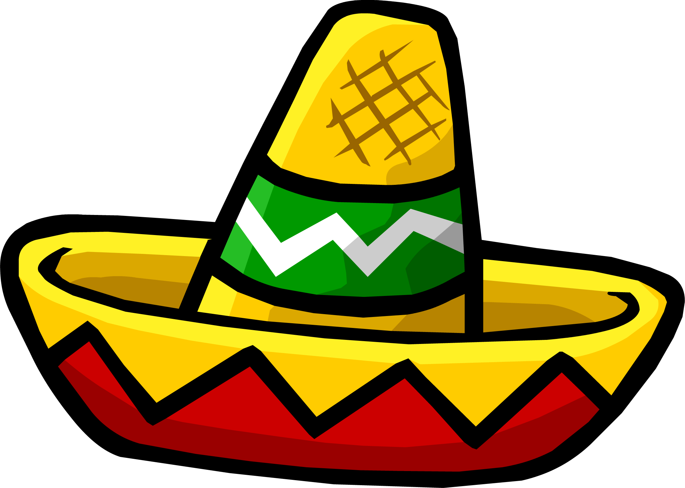 2182x1555 Sombrero Clipart