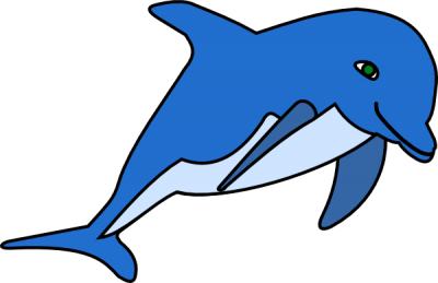 400x259 Dolphin Clipart Clipartaz Free Clipart Collection