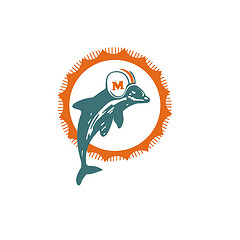 240x240 Miami Dolphins Logo Clip Art