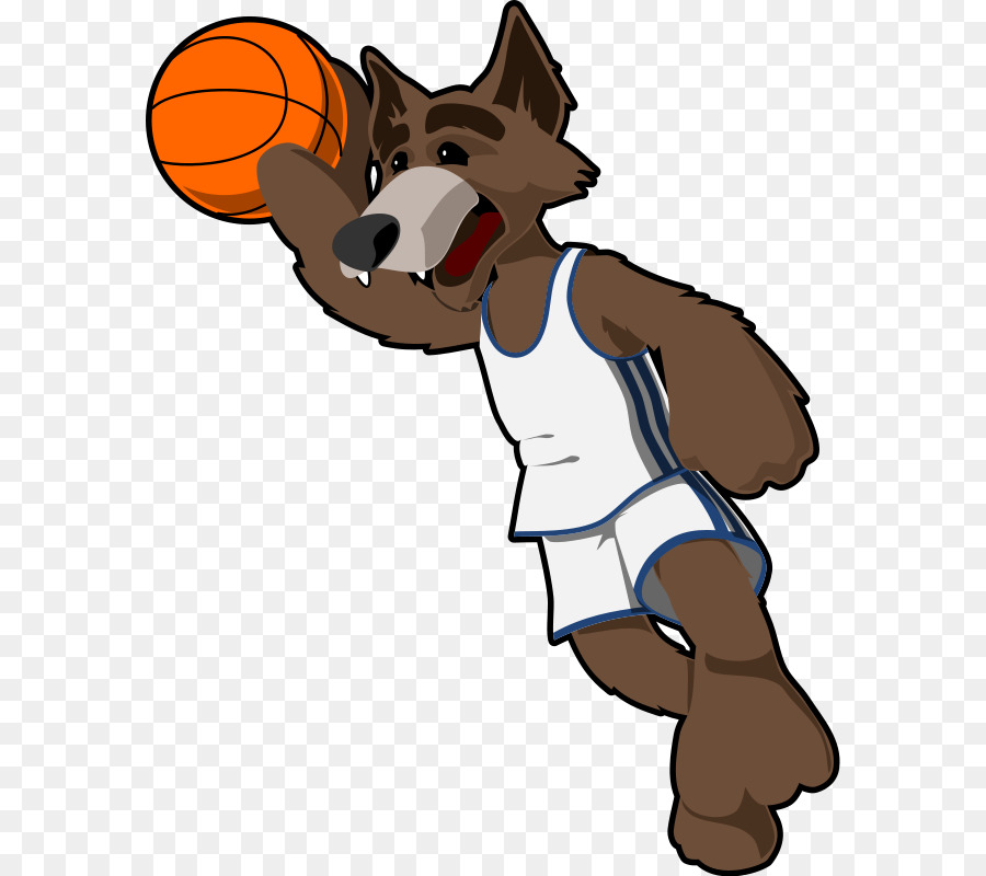 900x800 Gray Wolf Basketball Ball Game Clip Art