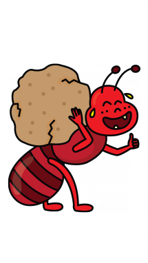 215x382 Ant Clipart Step