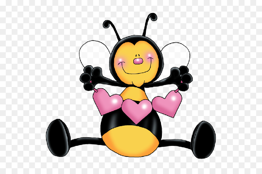900x600 Honey Bee Maya Heart Clip Art
