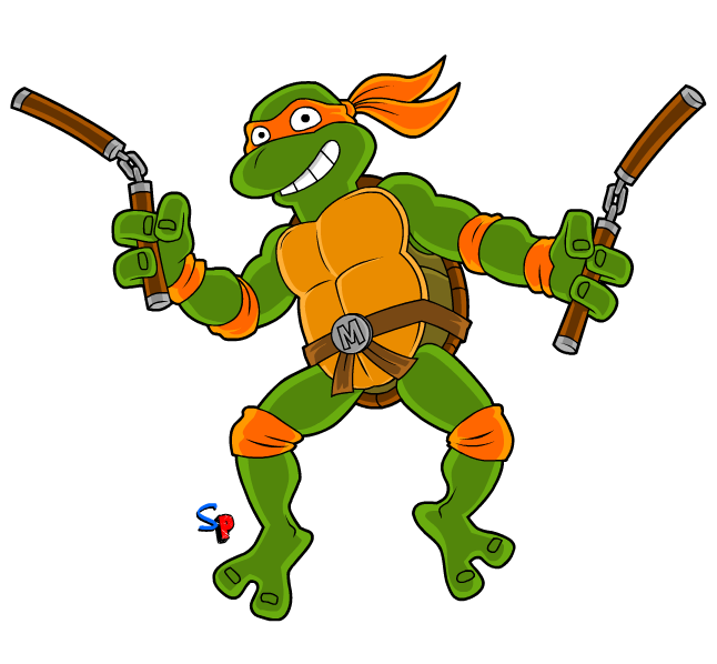 646x598 Springfield Punx Tmnt's Michelangelo 2.0