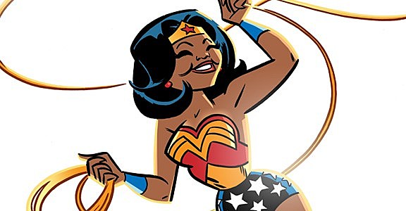 576x300 Parting Shot Michelle Obama As The New Wonder Woman By J. Bone