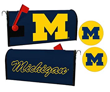 355x298 Michigan Wolverines Magnetic Mailbox Cover Amp Sticker