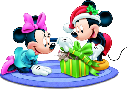 409x287 Mickey And Minnie Xmas