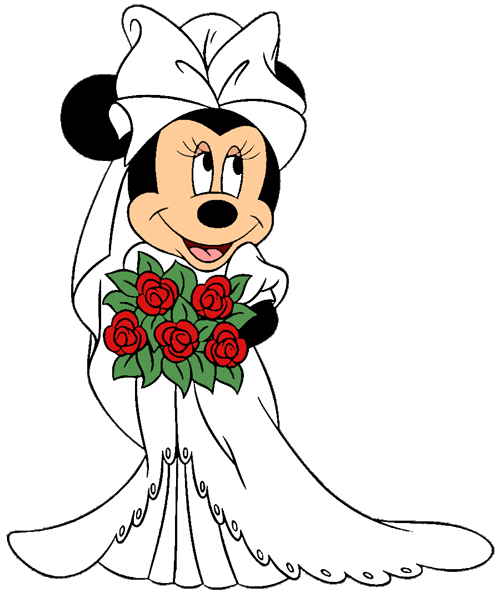 Mickey And Minnie Wedding Clipart at GetDrawings | Free download