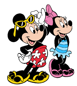 326x363 Collection Of Minnie Mouse Swimming Clipart High Quality