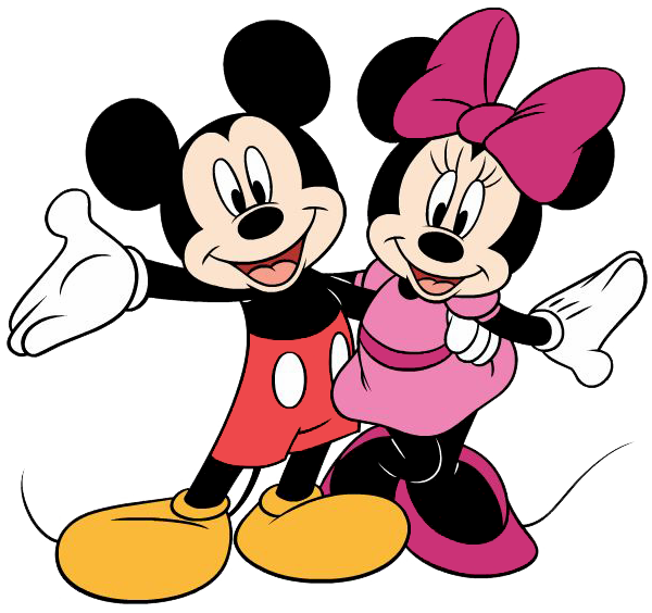 600x564 Mickey And Minnie Mouse Clipart