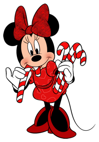 334x480 Minnie Mouse Christmas Clipart