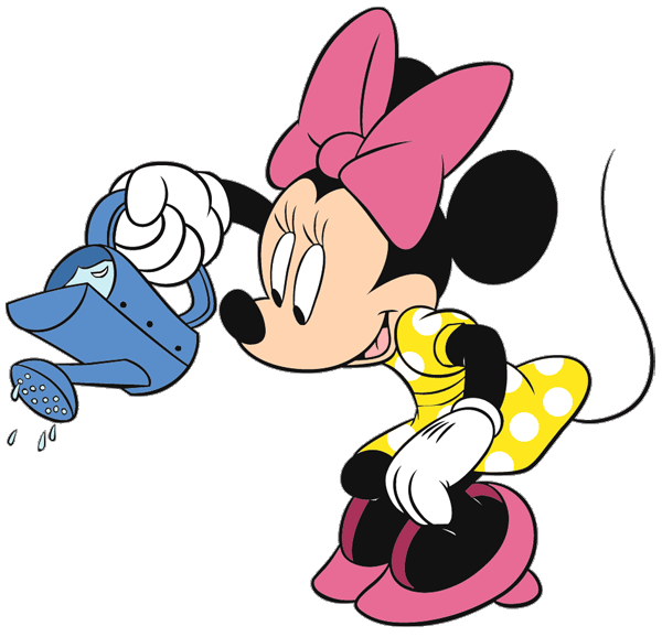 600x578 Mickey Mouse Clipart Garden