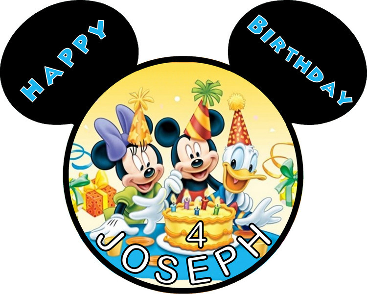 750x600 Happy Birthday Mickey Mouse Clipart