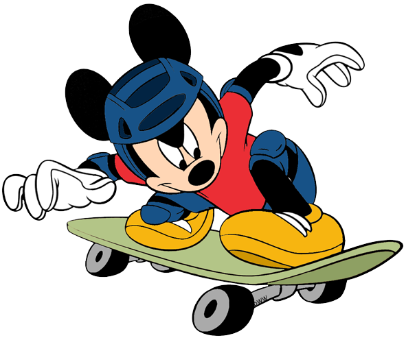 591x496 Disney Skateboarding Clip Art Disney Clip Art Galore