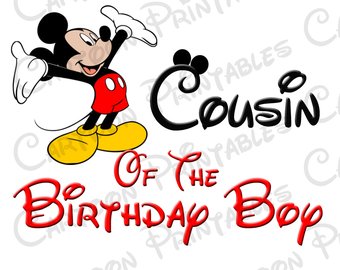 340x270 Minnie Mouse Cousin Of The Birthday Boy Image Printable Clip Art