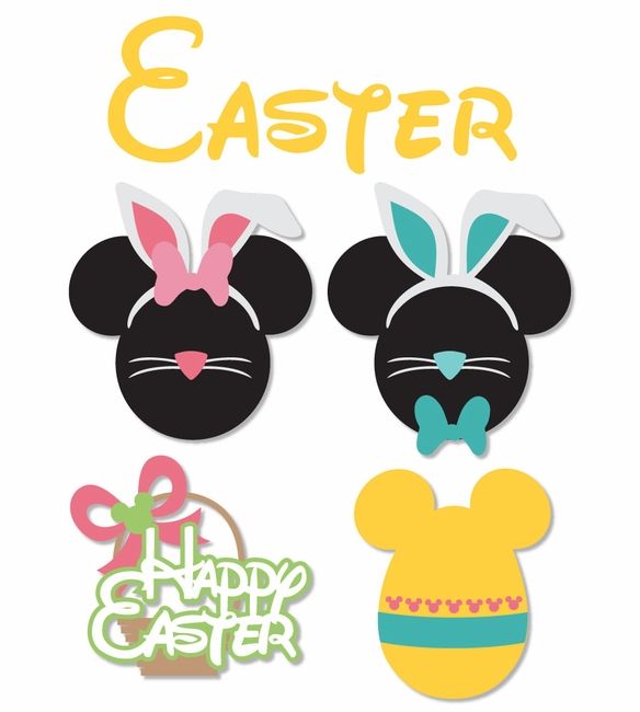 584x650 Mickey Heads Easter Mouse Head Die Cuts Mickey Mouse Hats Heads