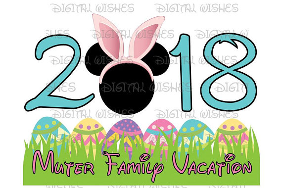 570x380 Easter 2018 With Mickey Mouse Easter Bunny Personalized Disney