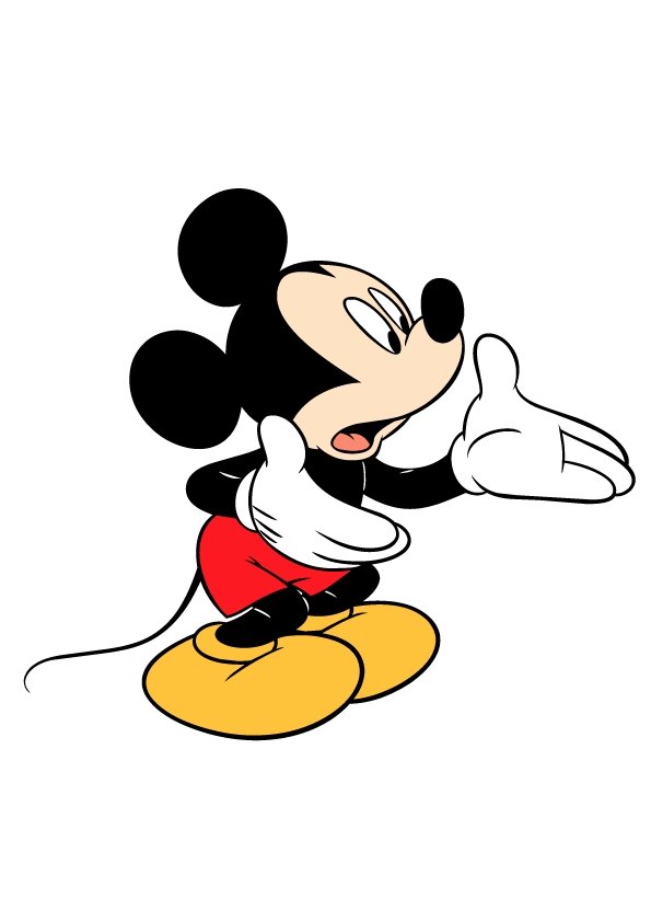 595x842 Mickey Mouse Free Images At Vector Clip Art