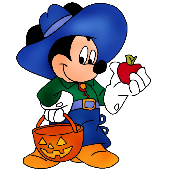 600x600 Mickey Mouse Halloween Clipart