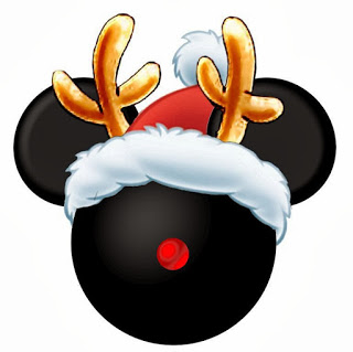 320x319 Mickey Mouse Head In Christmas Clipart