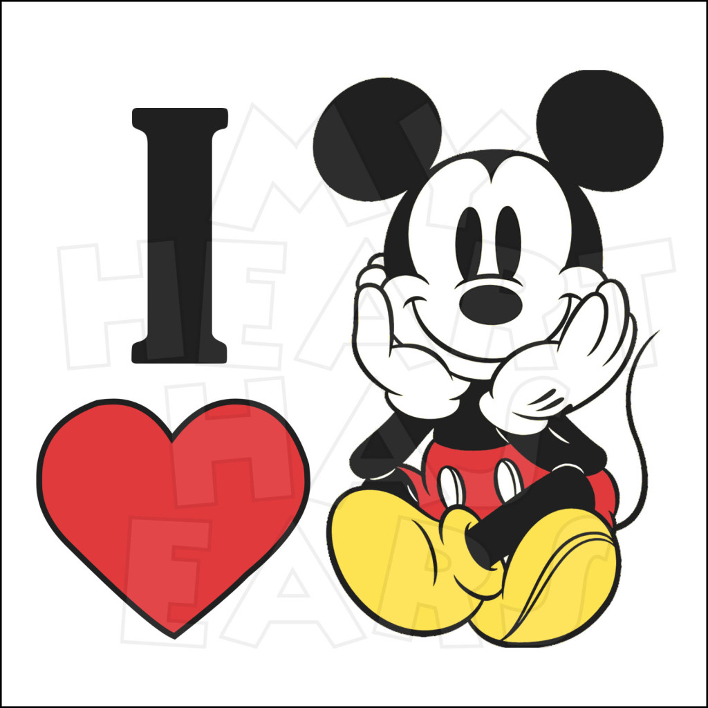 1024x1024 Mickey Mouse Clipart Heart
