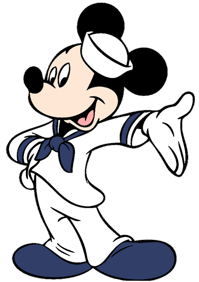 400x567 Nautical Mickey Mouse Clipart