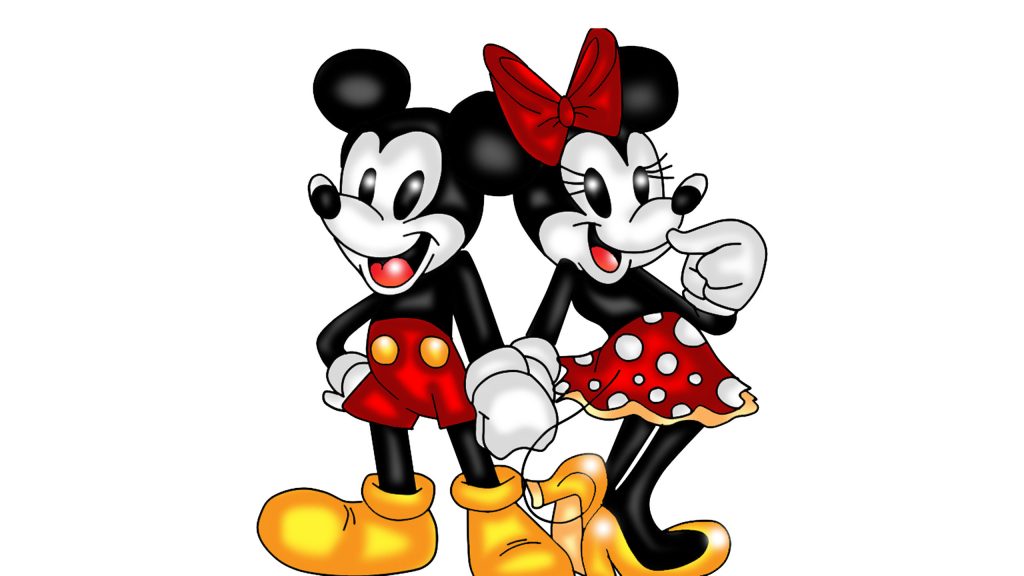 1024x576 Mickey Mouse Valentine Wallpaper