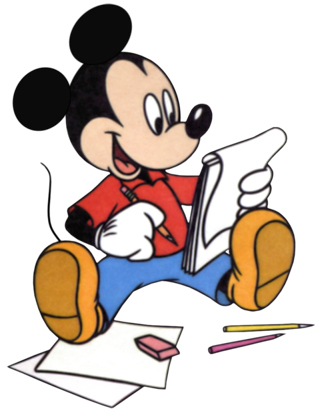 319x412 Mickey Mouse Fall Clipart