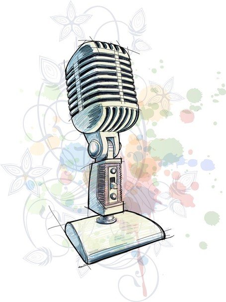 455x607 Free Hand Microphone Clipart And Vector Graphics