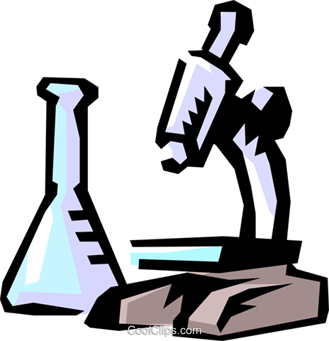 464x480 Microscope Royalty Free Vector Clip Art Illustration Medi0230