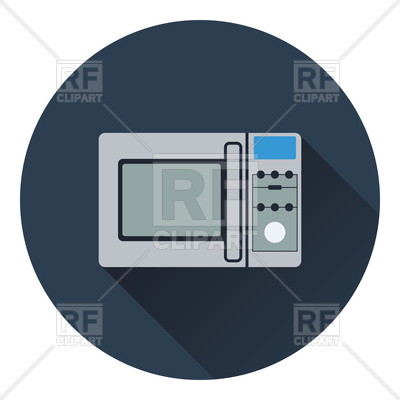 400x400 Microwave Oven Icon Royalty Free Vector Clip Art Image