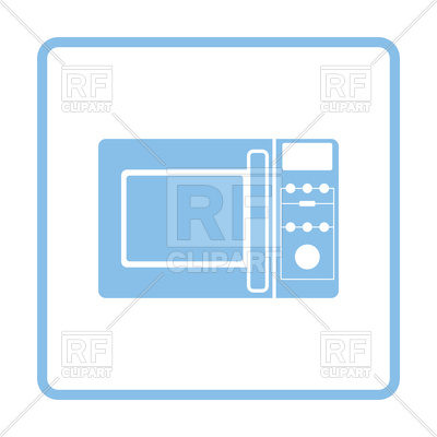 400x400 Microwave Oven Icon Royalty Free Vector Clip Art Image