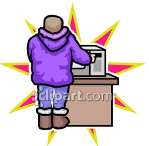 300x294 Person Using A Microwave